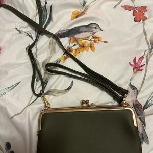 Elegant Olive Green Women's Bag